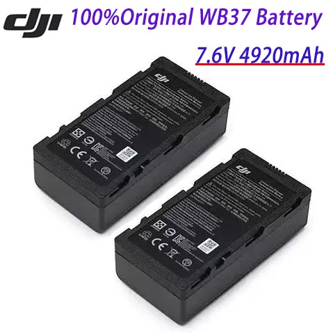 100%Original 7.6V 4920mAh for DJI WB37 Phantom 4 RTK MG-1P M210 M600 FPV T16 T20 T25P T30 T40 T50 T60  Remote Control Battery