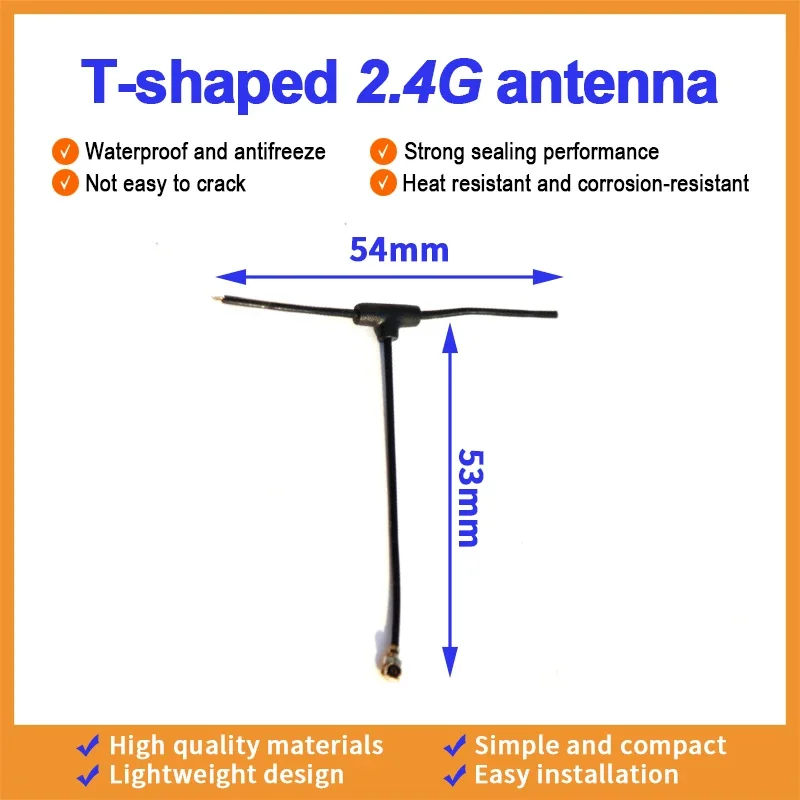 jeefly 5.8G 106MM VTX Antenna RHCP Polar Starlight Digital HD Antenna for FPV Goggles Air Unit Caddx Vista FPV Drone Parts