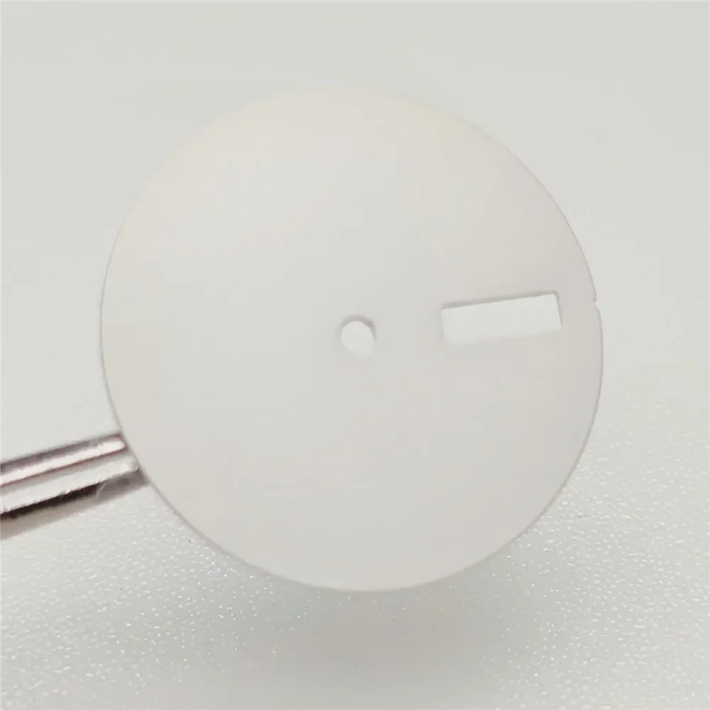 Циферблат 28,5 мм, белый матовый циферблат с календарем для механизма NH35 NH36 SKX007 SRPD79, детали для модификации часов, новый DIY