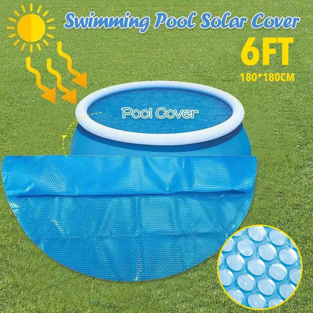 Swimming Pool Cover Sunblock UV Protection Pool Dust Cove Easy Set Cover for Swimming Pool