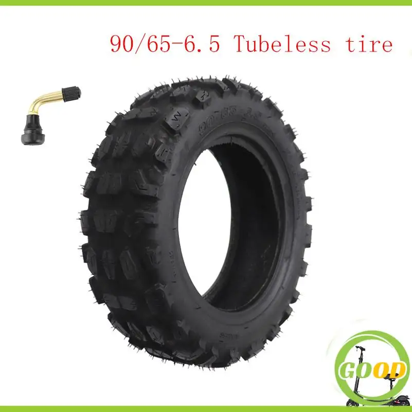 100/65-6.5 Schlauchloser Reifen 90/65-6.5 Offroad-Vakuumreifen, breiter Pneumatikreifen für Mini KUGOO G-Booster Elektroroller