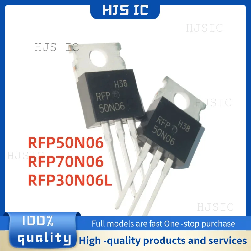 10 Uds nuevo 100% calidad RFP30N06LE RFP30N06L 30N06LE 30N06 RFP70N06 70N06 RFP50N06 50N06 TO-220 componente electrónico MOSFET