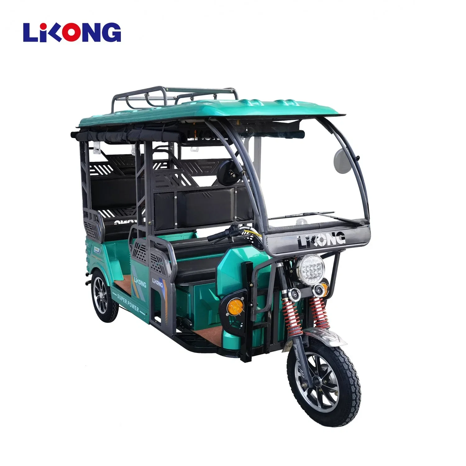 

China Factory Electric Rickshaw Adult Passenger Tricycle Tuk Tuk