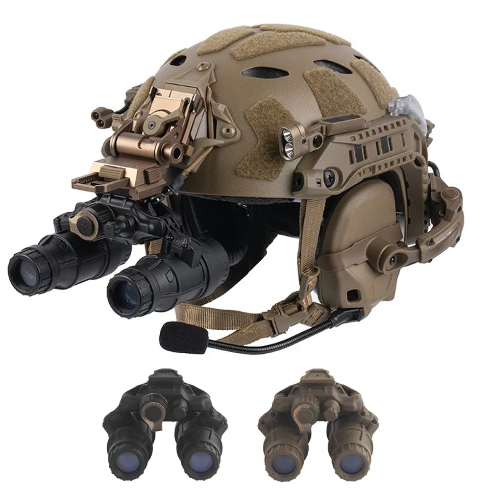 

DTNVS Style Binocular NVG Model Tactical Helmet Mount Prop for Military Airsoft Cosplay Military Collectible Toy Display