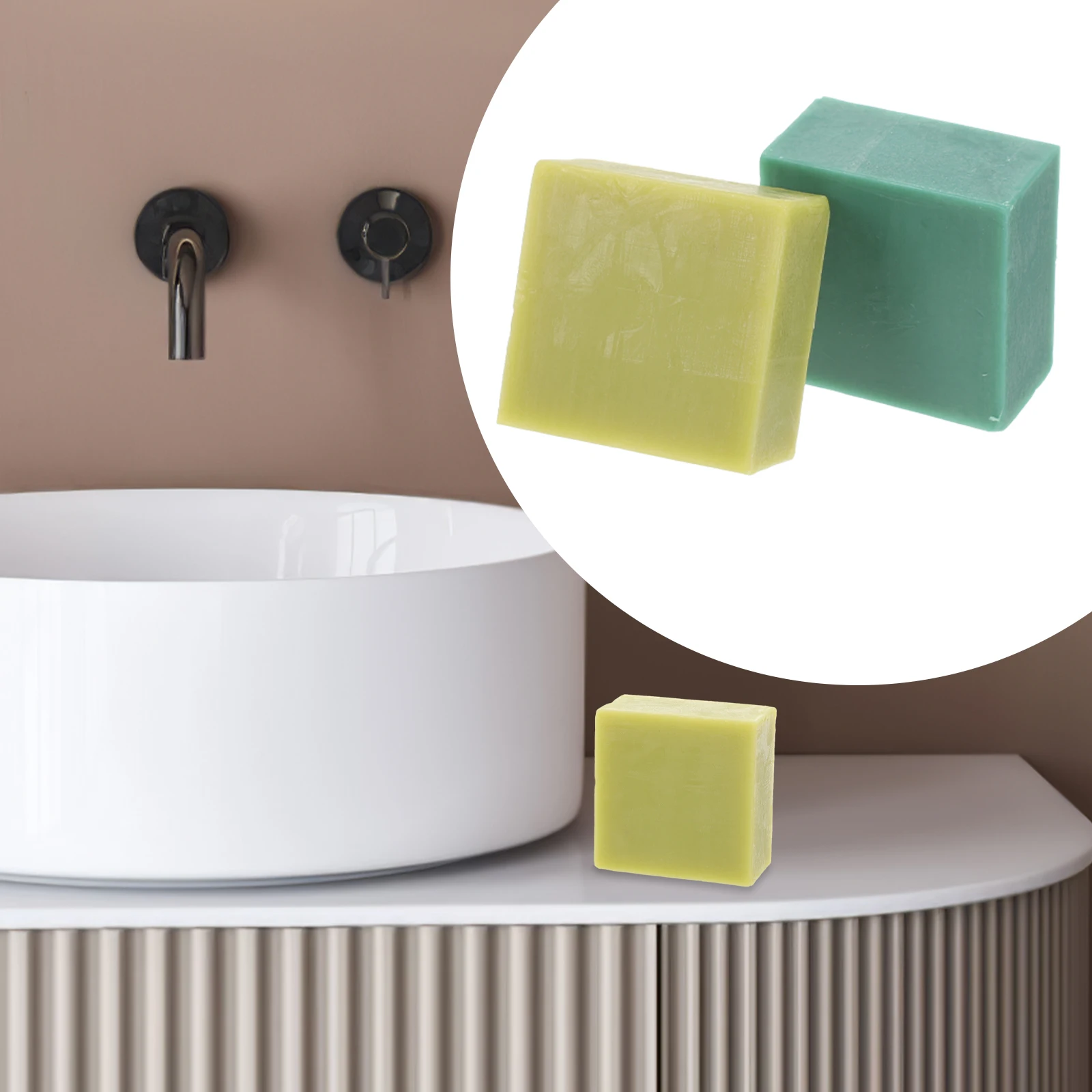 2 Pcs Tea Tree Soaps for Cleaning Skin Handmade Bath Body Men Essential Oil