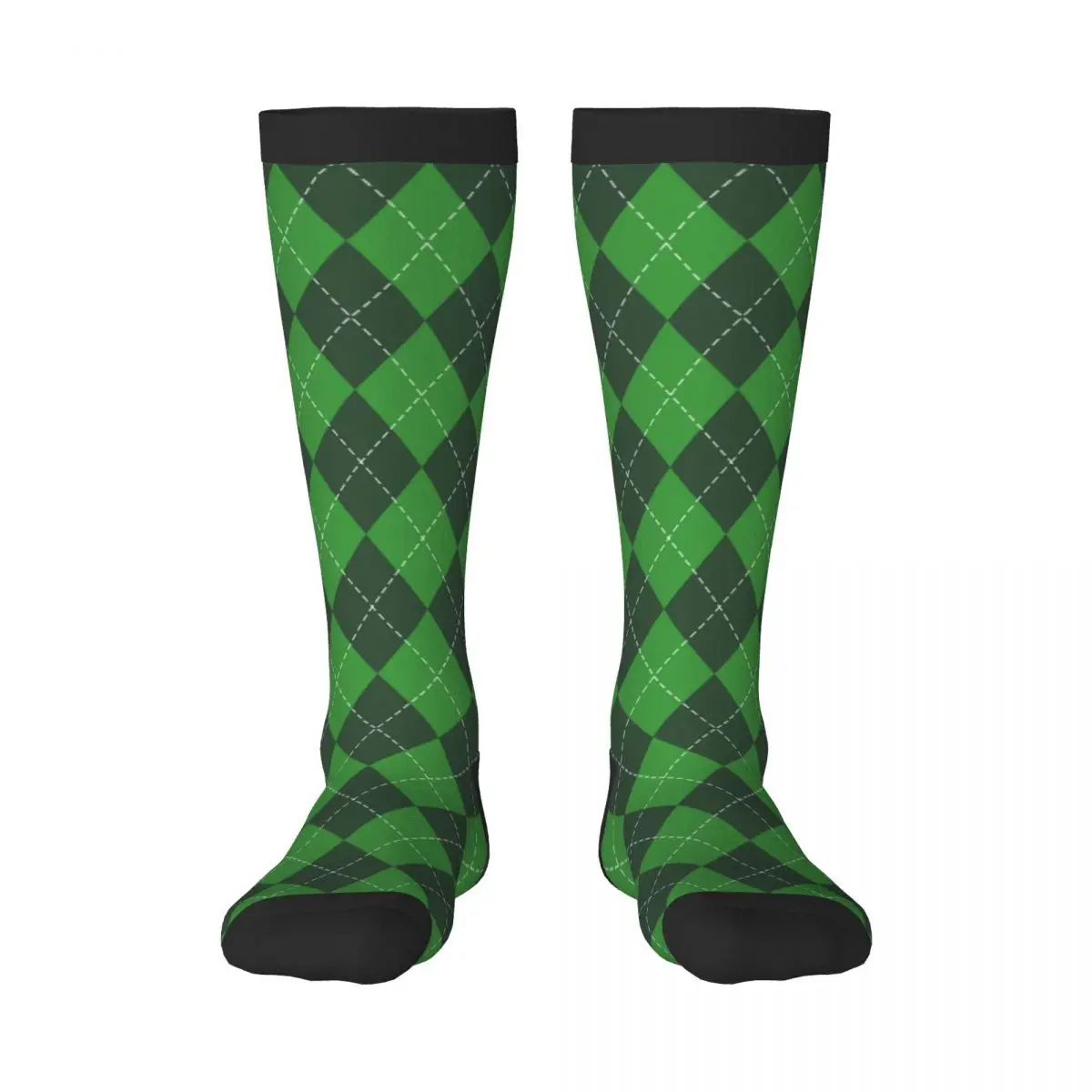 1 Pack Argyle Plaid Over-knee Long Socks Middle High School Socks