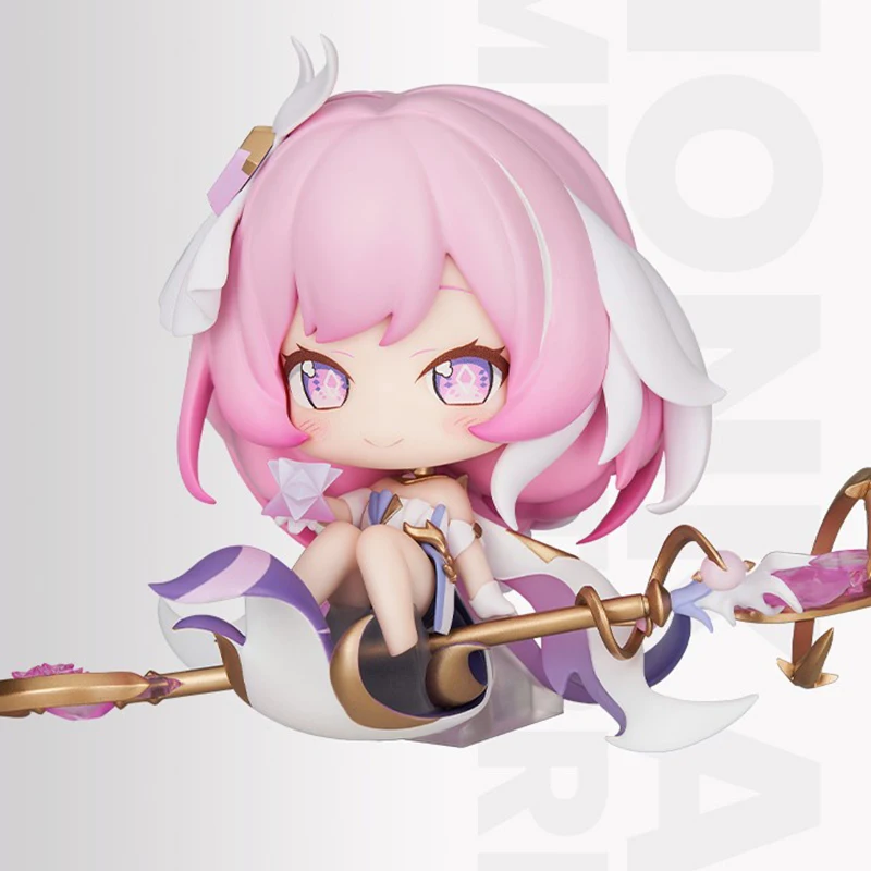 Mihoyo Honkai 3rd Elysia Authentic Self Herrscher Human Q-Version Character Cute Design Figure Kawaii Game Figurine Fans Gifts