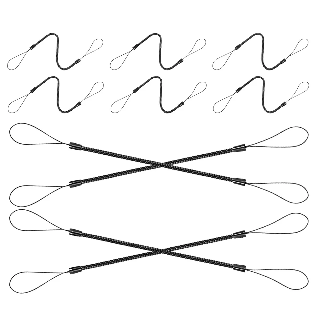 

10pcs Elastic Spring Pen Lanyard For Stylus Pens Retractable Anti-Lost Coiled Strap Drawing Tablet Accessory Plastic