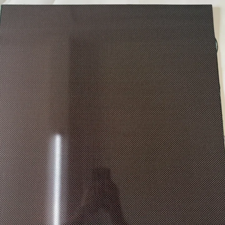 75x125mm Thick 4mm High-Quality 3K Color Carbon Fiber Board in Red