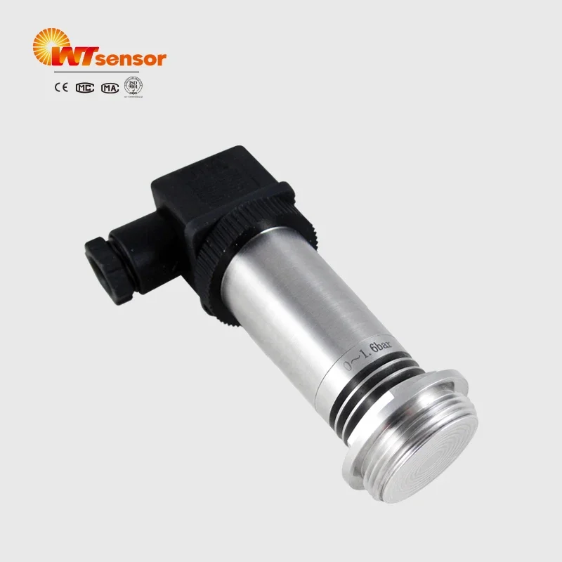 

CE RoHS -100KPa. 10MPa ranges Absolute and gauge pressure 2088 housing Sanitary pressure transmitter