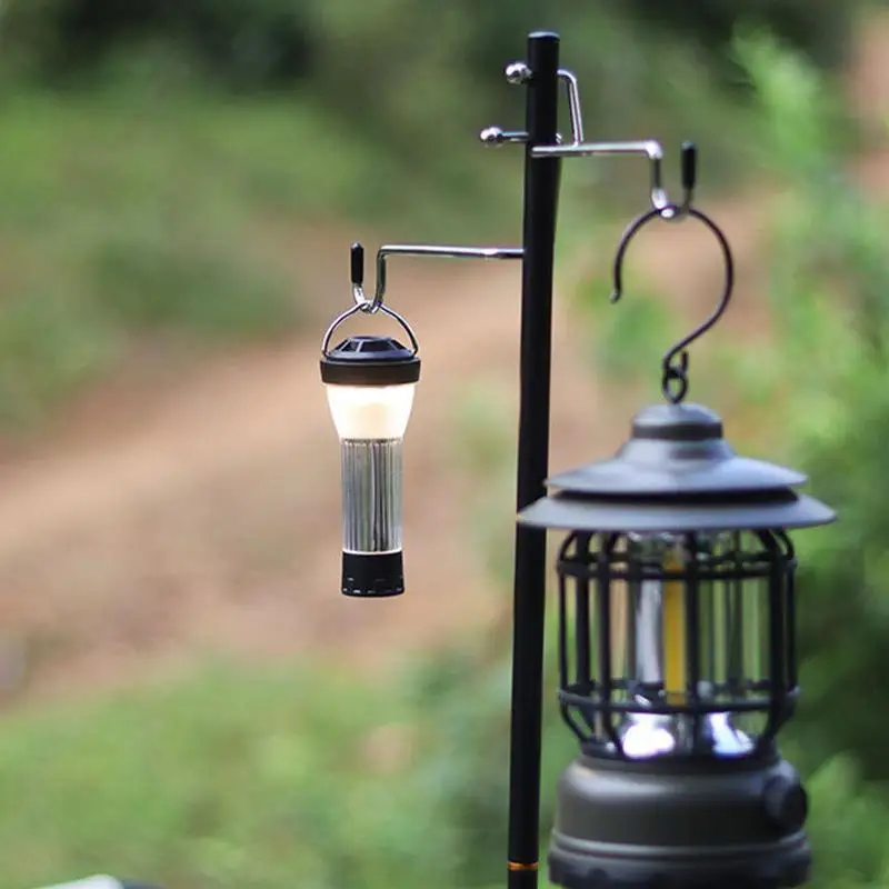 

Outdoor Telescopic Light Stand Collapsible Sturdy Aluminum Alloy Lantern Holder Height Adjustable For Picnic Hiking Camping gear