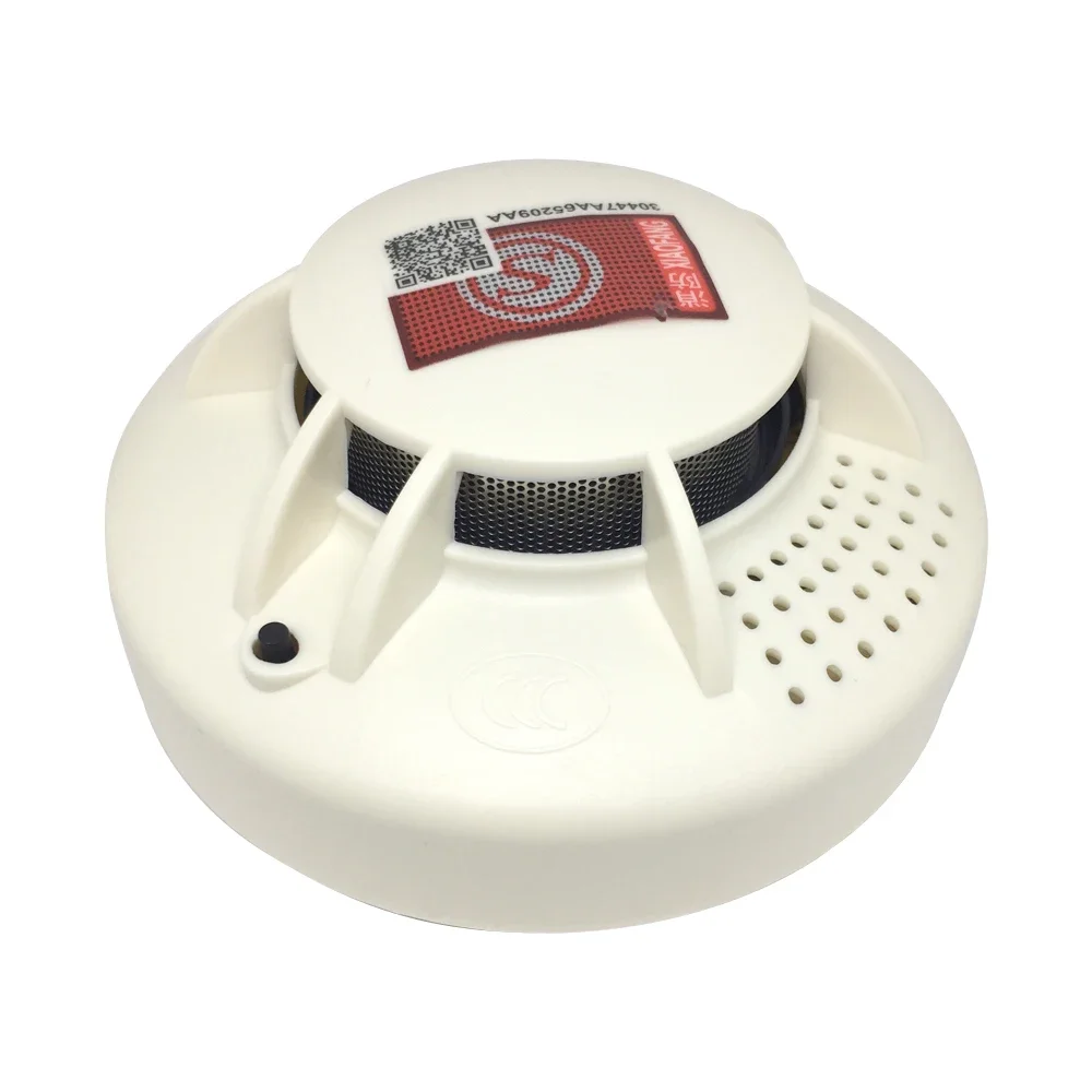 Independent Fire Alarm Smoke Detector Indoor Home Security Protect Ceiling Smoke Sensor Standalone Include Battery