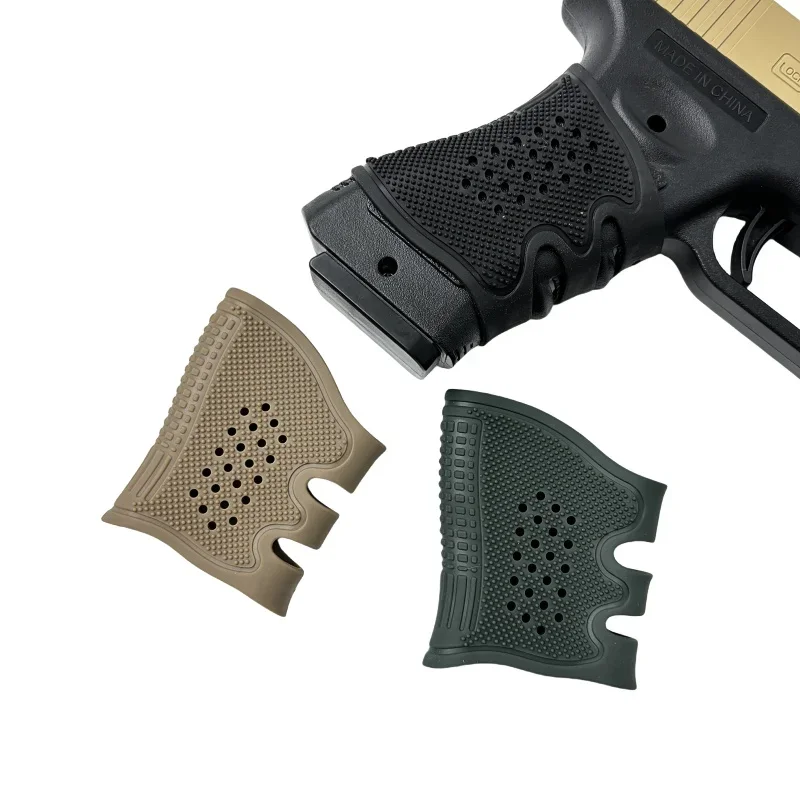 1/2pcs Glock Handgun Holster Anti Slip Tactical Pistol Rubber Protect Cover For Glock Tactical Hunting