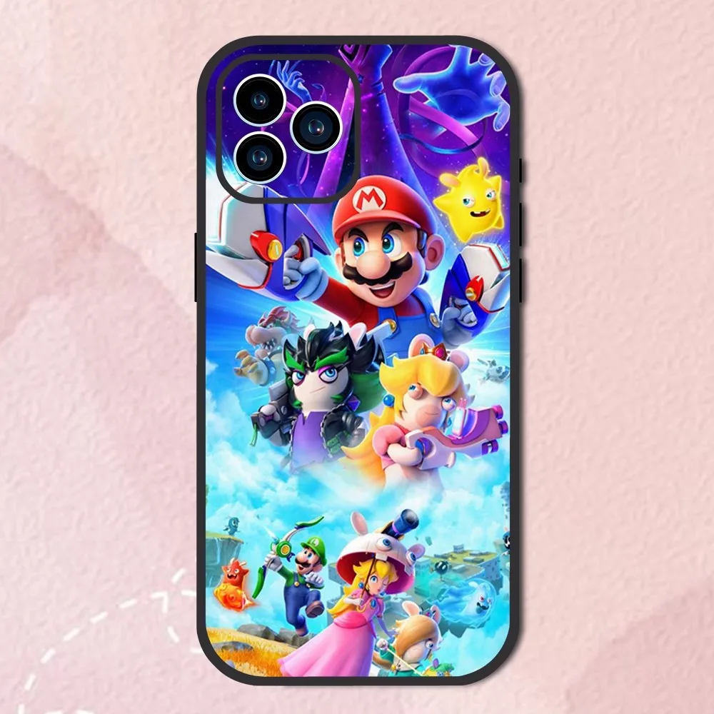 Game M-Mario R-Rabbids Kingdom Battle Phone Case For Samsung Galaxy S10 FE S21 Ultra S22 Lite Soft Phone Shell Back Cover