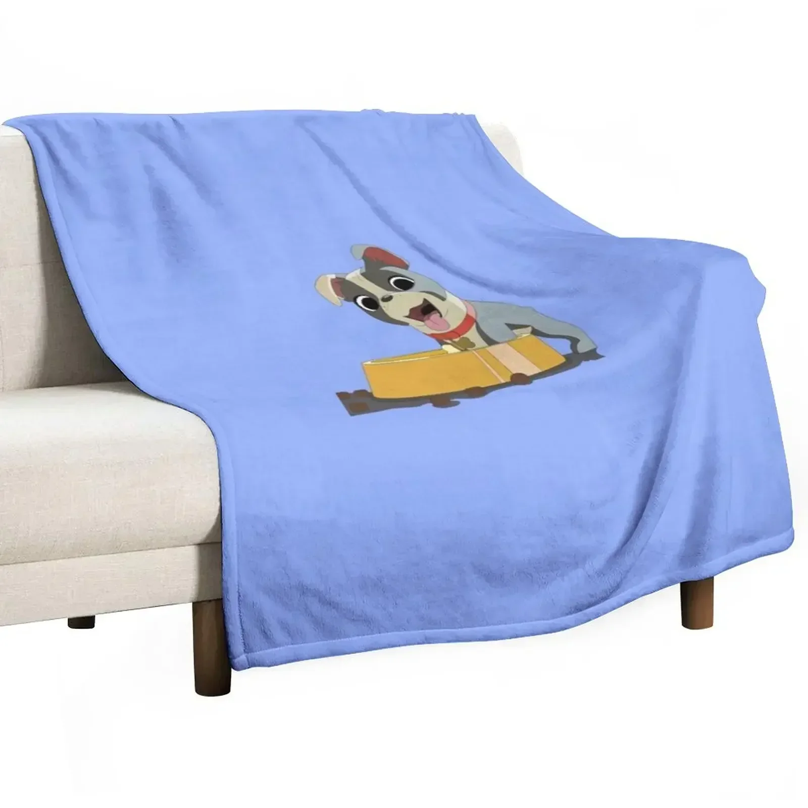 

Feasting pup Throw Blanket Sofa Quilt Sleeping Bag Winter beds Blankets