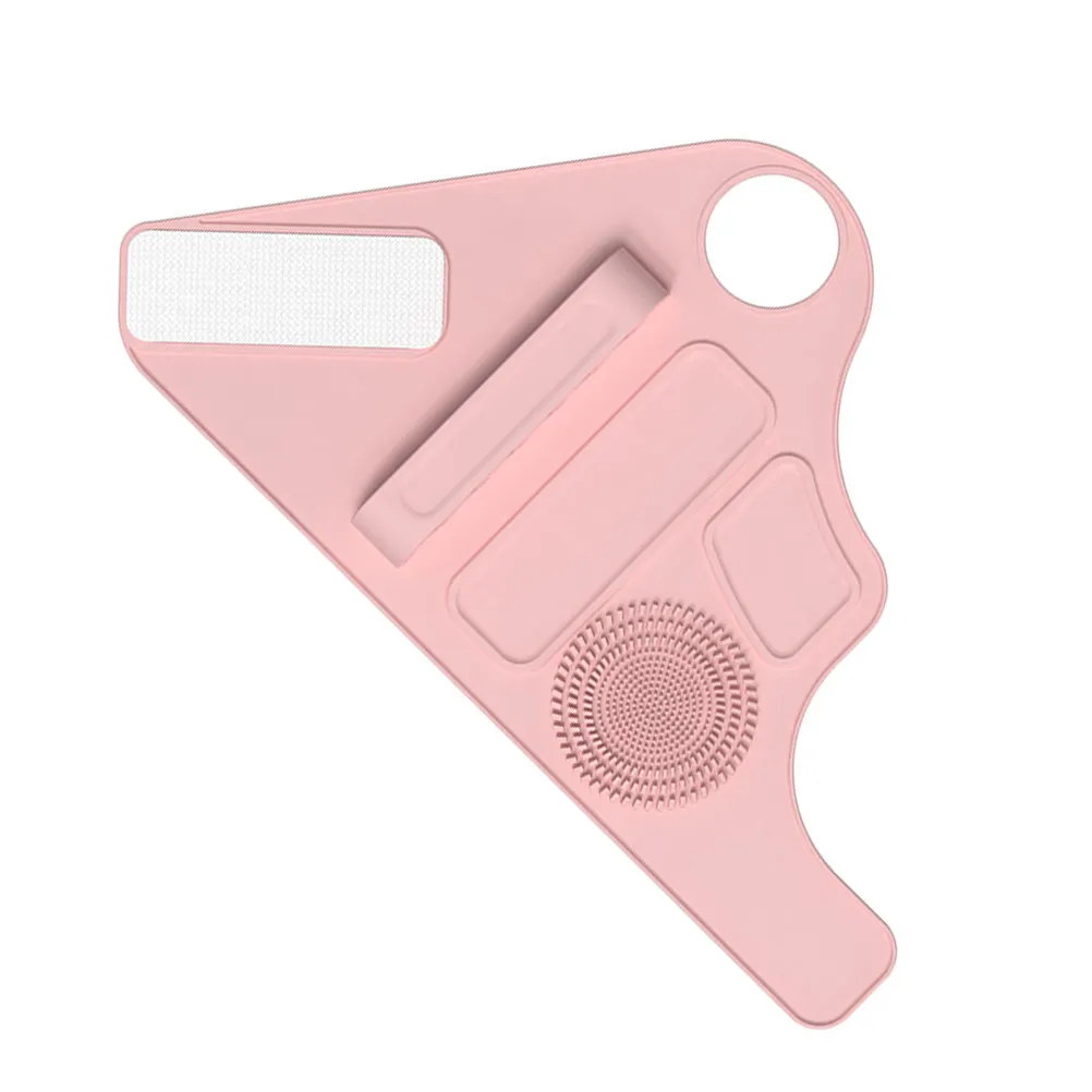 Adjustable Silicone Makeup Wristband Mixing Palette Foundation Plate Brush Storage Makeup Mixing Tray Beauty Tools