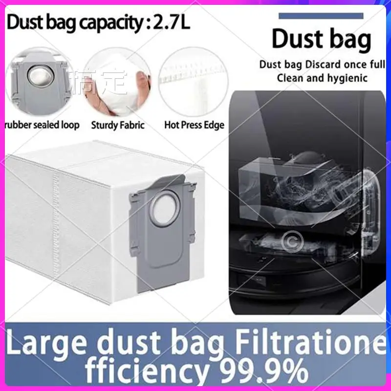 

AU-For Roborock Saros 10/G30/S9 Maxv Ultra/S90ver/A1460RR Replacement Main Side Brush Filter Mop Cloth Dust Bag
