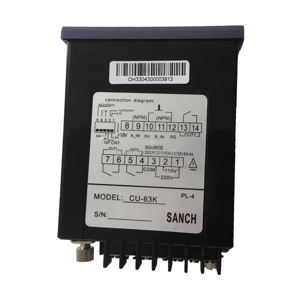 Intelligenter 6-stelliger digitaler Impulszähler mit max. 9999 Intelligenz