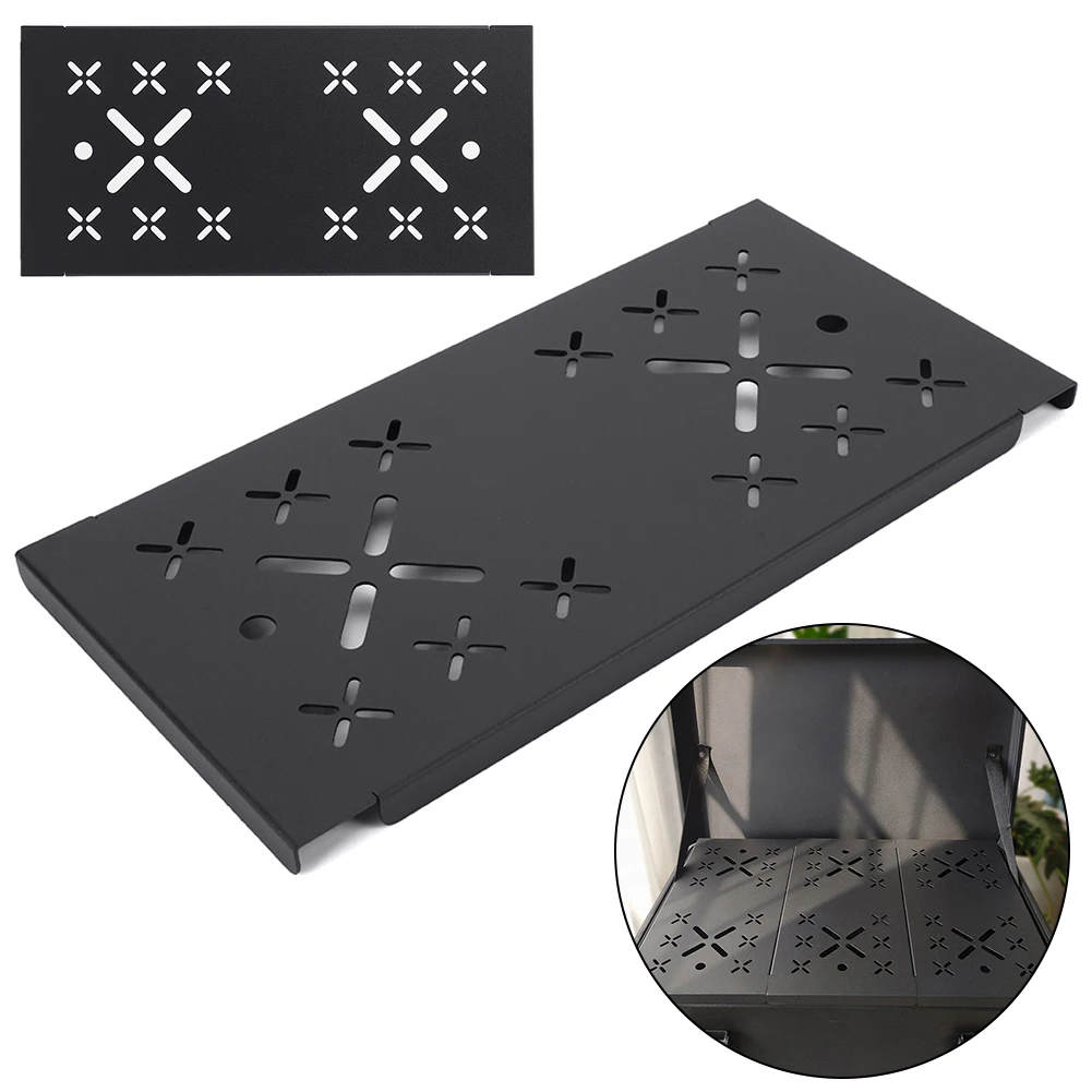 3Pcs 50L Pudełko podróżne ze stopu aluminium Przenośna tablica stołowa Sprzęt kempingowy Desktop Board dla Mountainhiker