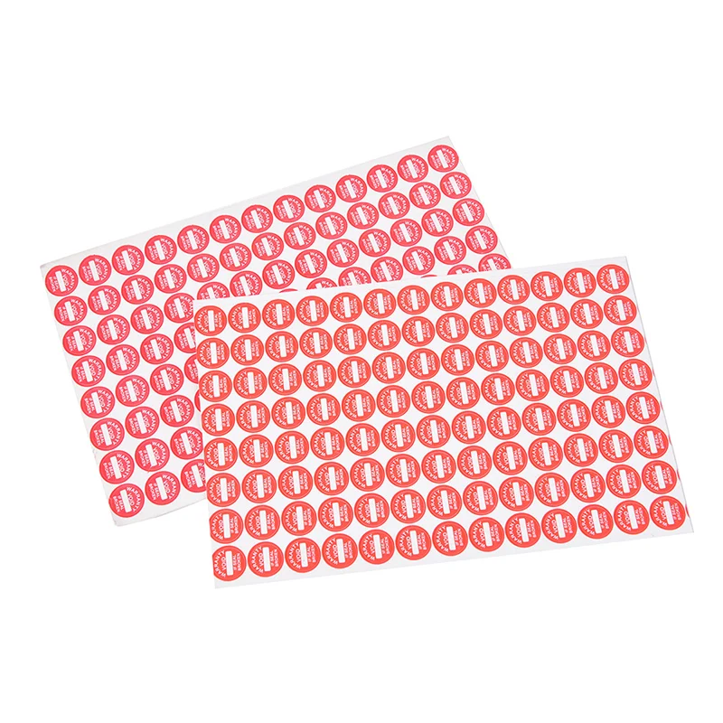 208Pc 10Mm Garantie Breekbare Zegel Label Sticker Universele Gegarandeerde Leegte Sticker