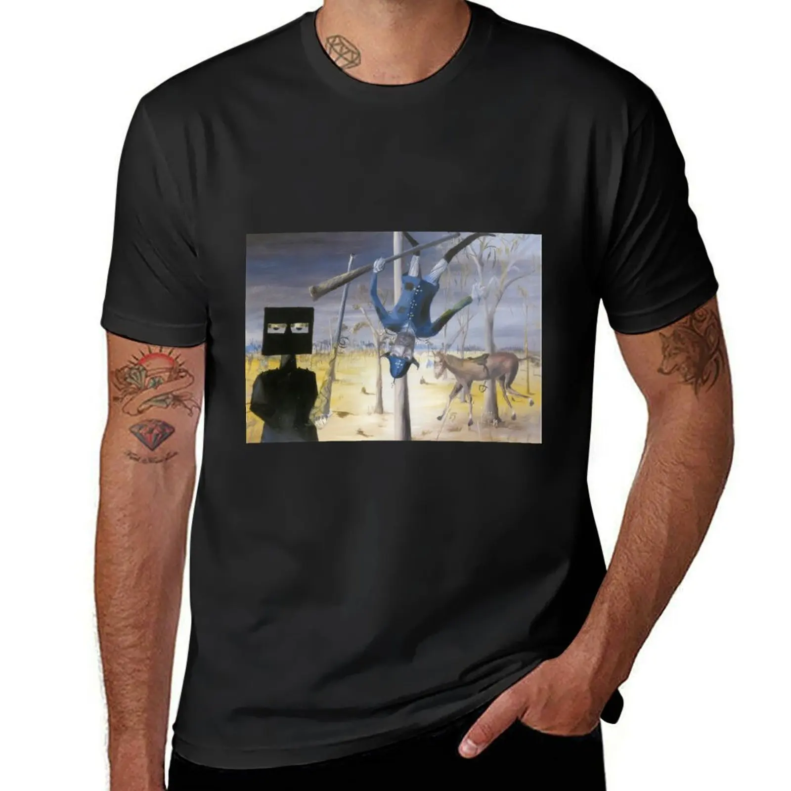 Sidney Nolan T-Shirt quick drying cute tops Men's cotton t-shirt