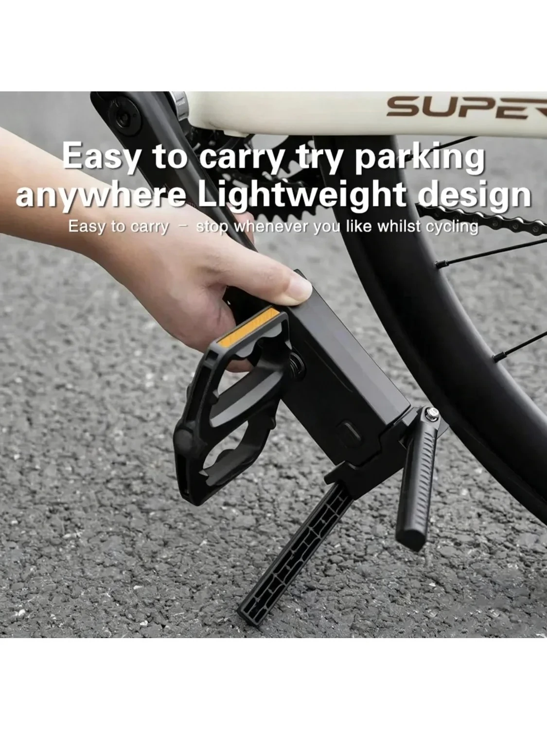 AliExpress NONE TINSOL Bicycle Kickstand Adjustable Portable Parking Stand Foldable Support MTB Road Bike Cycling Convenient Bracket Tool