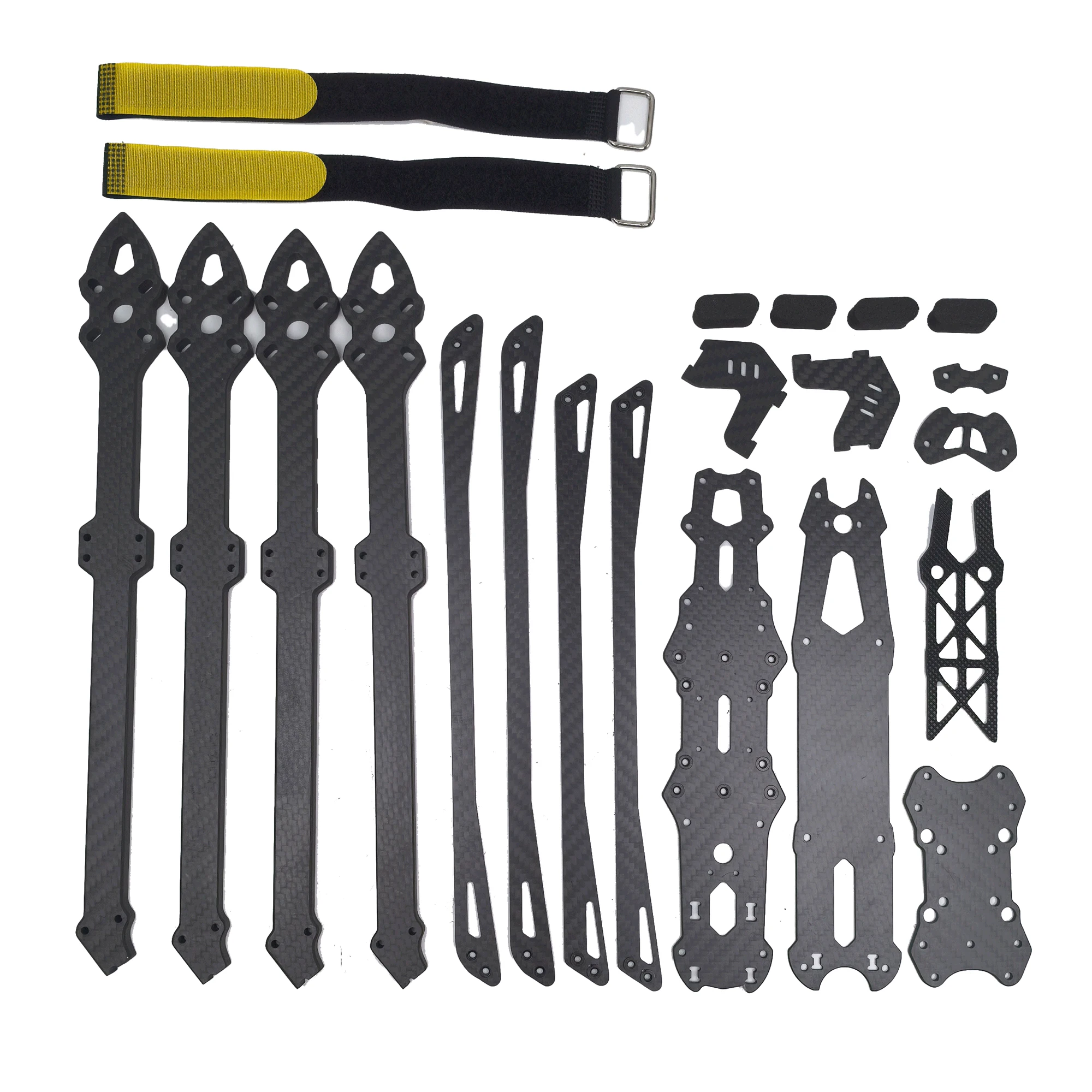 Mark4 V2 13 pulgadas Dron de carreras con visión en primera persona Kit de marco de fibra de carbono distancia entre ejes de 540mm para Freestyle RC Quadcopter DIY Prop Motor ESC parte