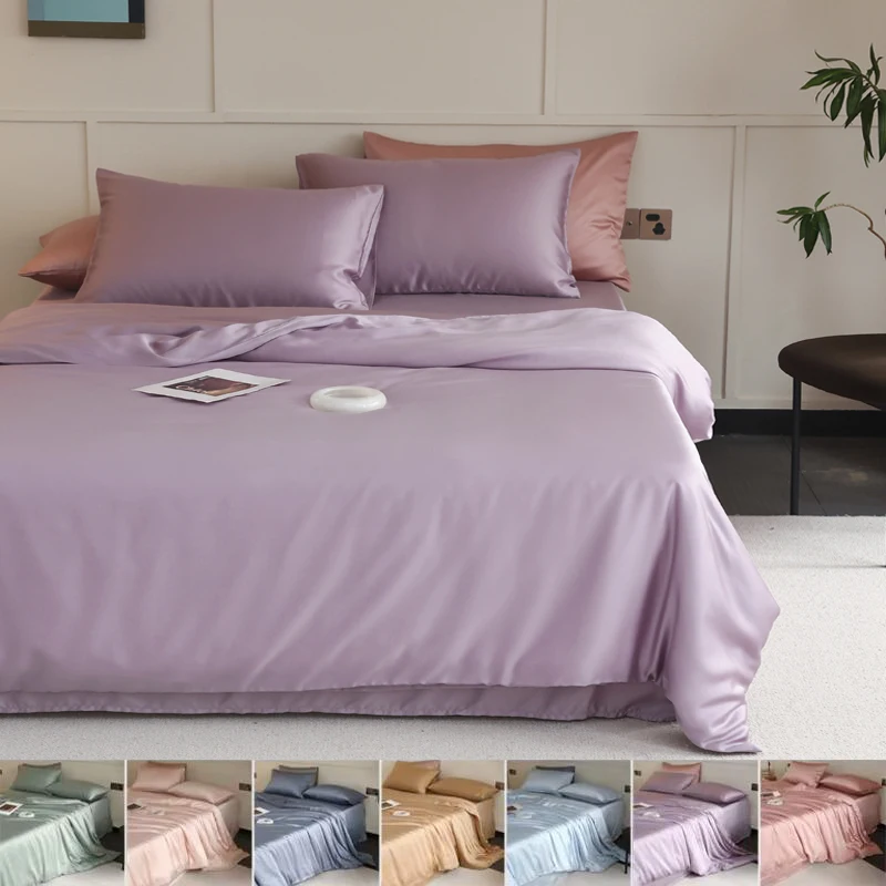 

Natural 100% Mulberry Silk Duvet Cover Luxury Silky Quilt Cover for Single Double King Queen Size Bedding Silk Blanket Covers