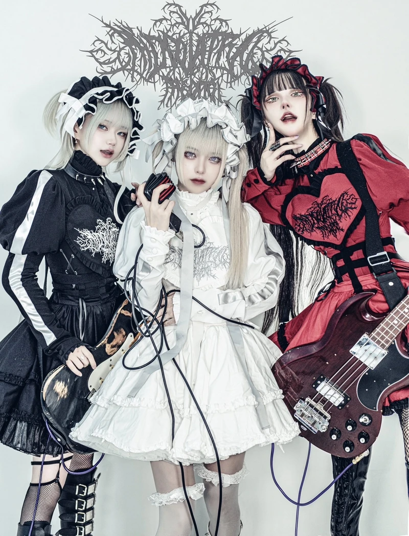 

Japanese Style Harajuku Mine Gothic Love Strap Luxury Elegant Court Dovetail Shirt and Skirt Lolita Shirt Spring Womens Tops