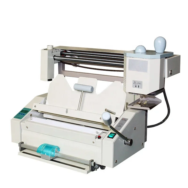 A3, A4 Size Automatic Hot Melt Glue Perfect Binder Book Binding Machine with Best Price