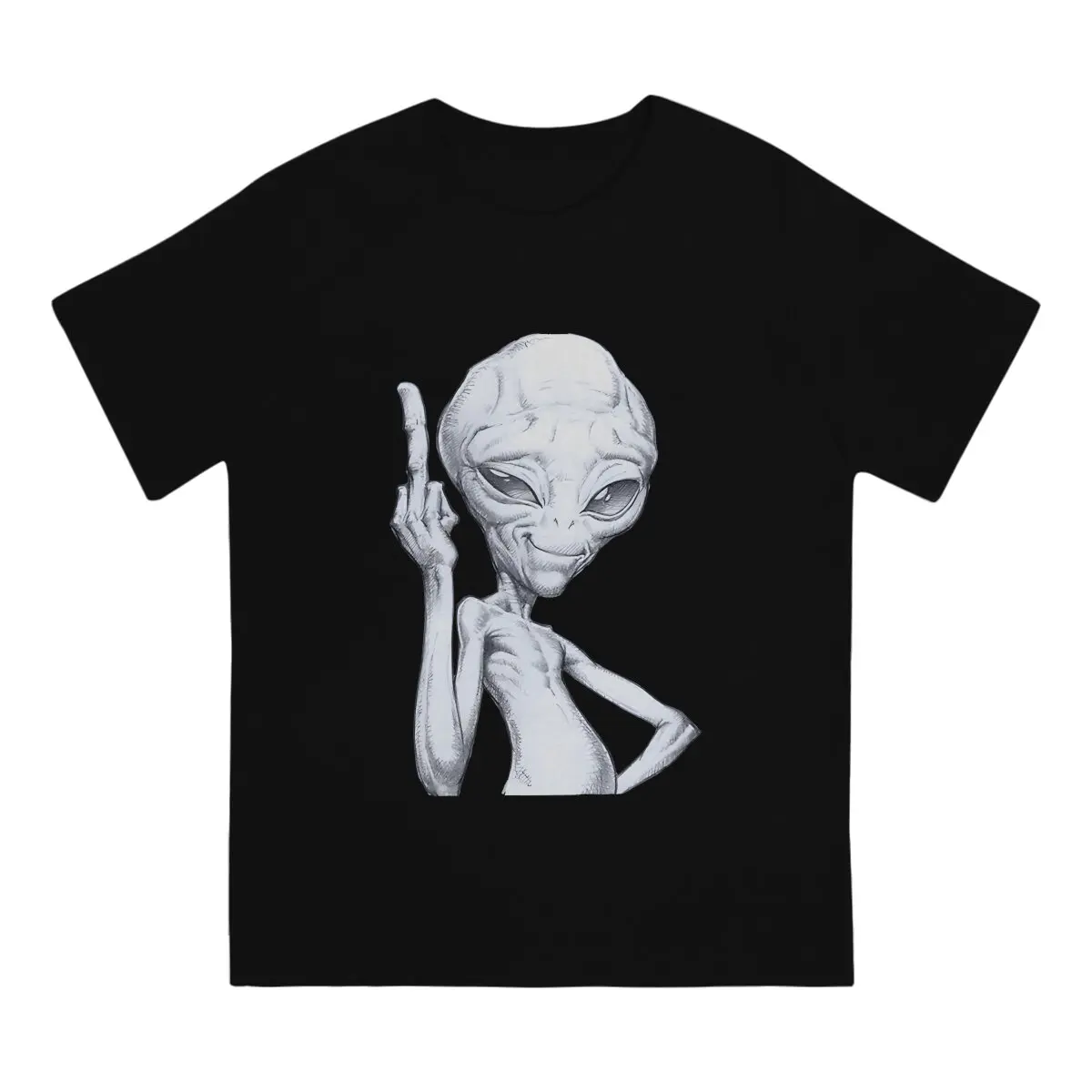 Paul The Alien  Men T Shirt Grunge O-Neck TShirt Harajuku Tops