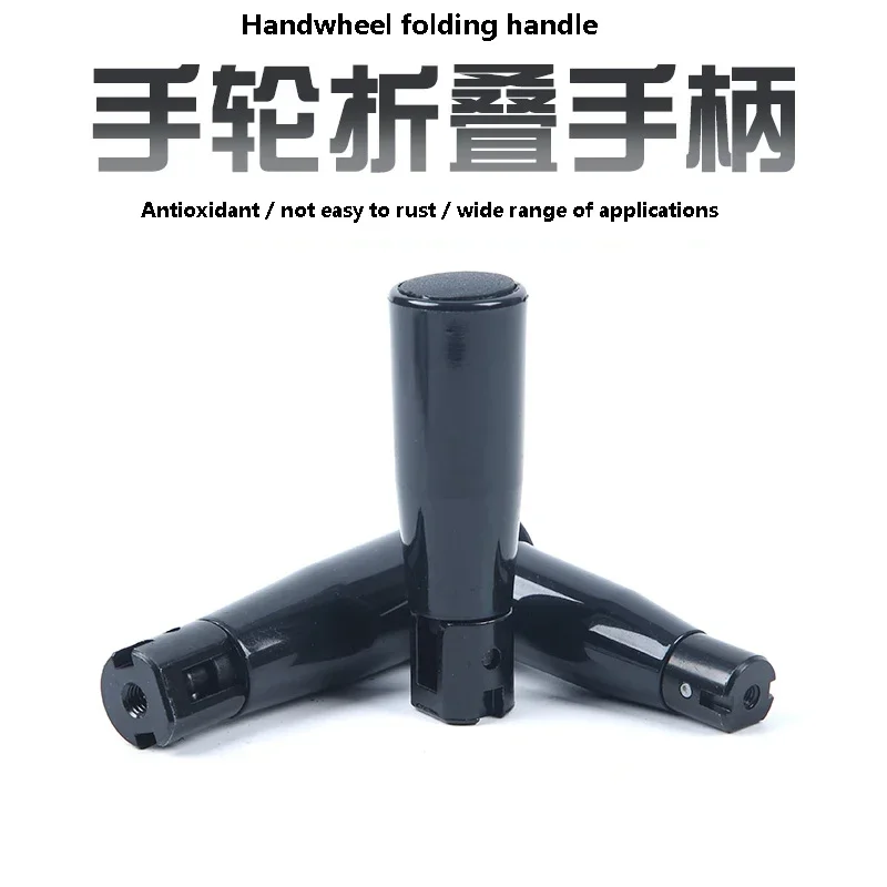 1pc Folding Handle Grip Revolving Handle Handwheel Crank Foldable Handle 50/63/80mm Machine Tool Hand Wheel Accessories