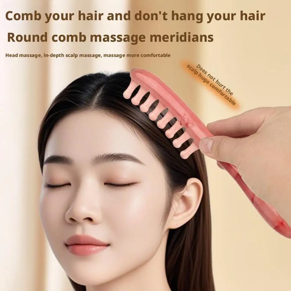 Resin Head Massager Scalp Gua Sha for Body Neck Leg Massage Five-claw Head Scraping Stick Massage Scraping Claw Massage Visage ﻿