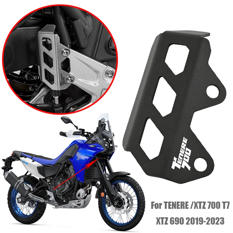 

For YAMAHA Tenere 700 Tenere700 Motorcycle Accessories Gear Shift Lever Protective cover Rear Brake Master Cylinder Guard cover