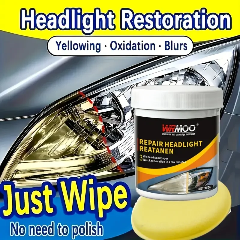 General Motors Headlight Repair Kit, PE Polisher Scratch Repair, Headlight Update Polisher and Maintenance Agent