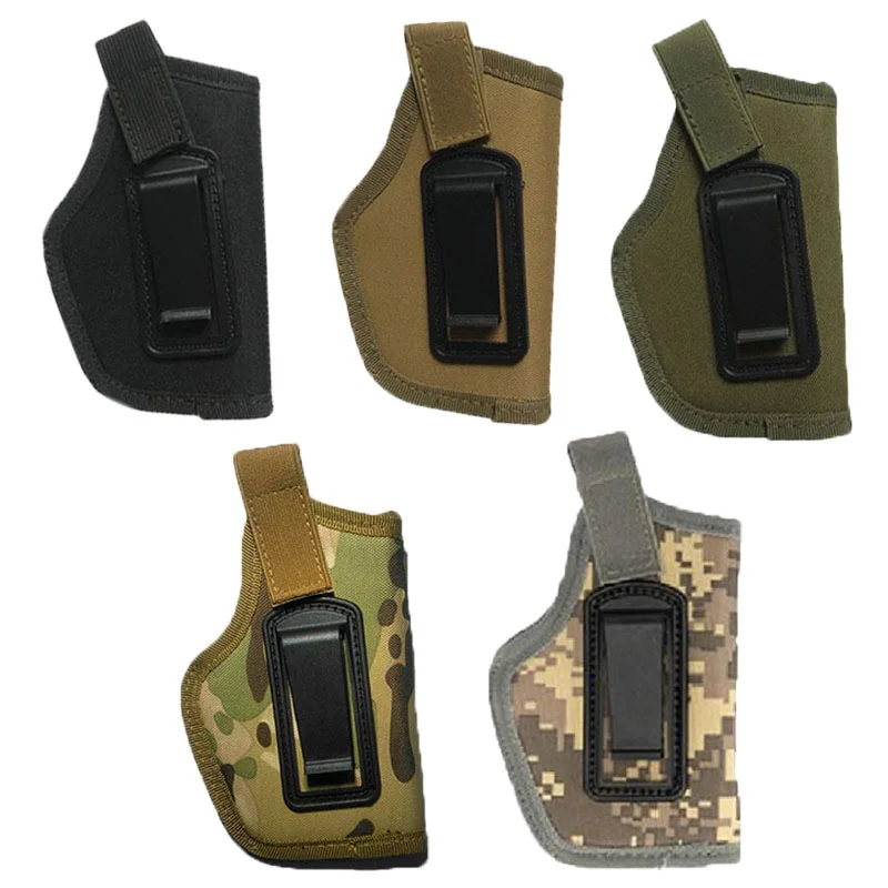 Tactical Compact Subcompact Pistol Holster Waist Case Glock Gun Bag Hunting Accessory Outdoor CS Field Invisible Protect Holster