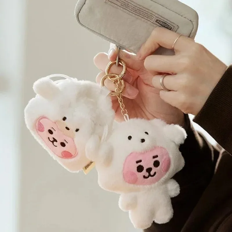 Fashion New B T 2 1 Plush Toy Korean Trend COOKY SHOOKY Cross Dressing Plush Toy Backpack Keychain Accessories Gift for Friends view 4
