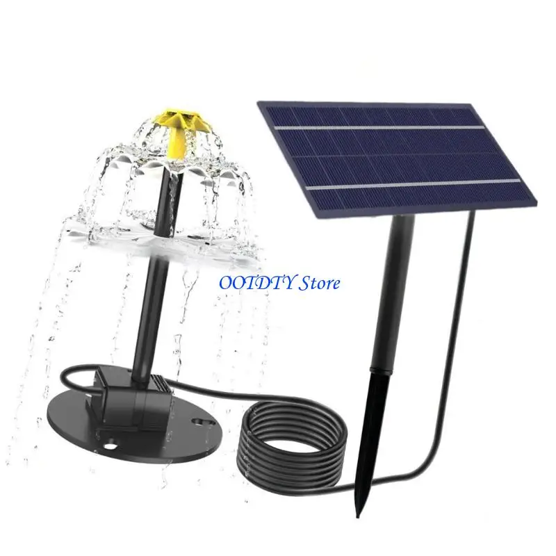 367A Automatic Solar Fountains Pumps For Bird Baths Wildlife Friendly Water Feature Easy Setups Garden Decoration