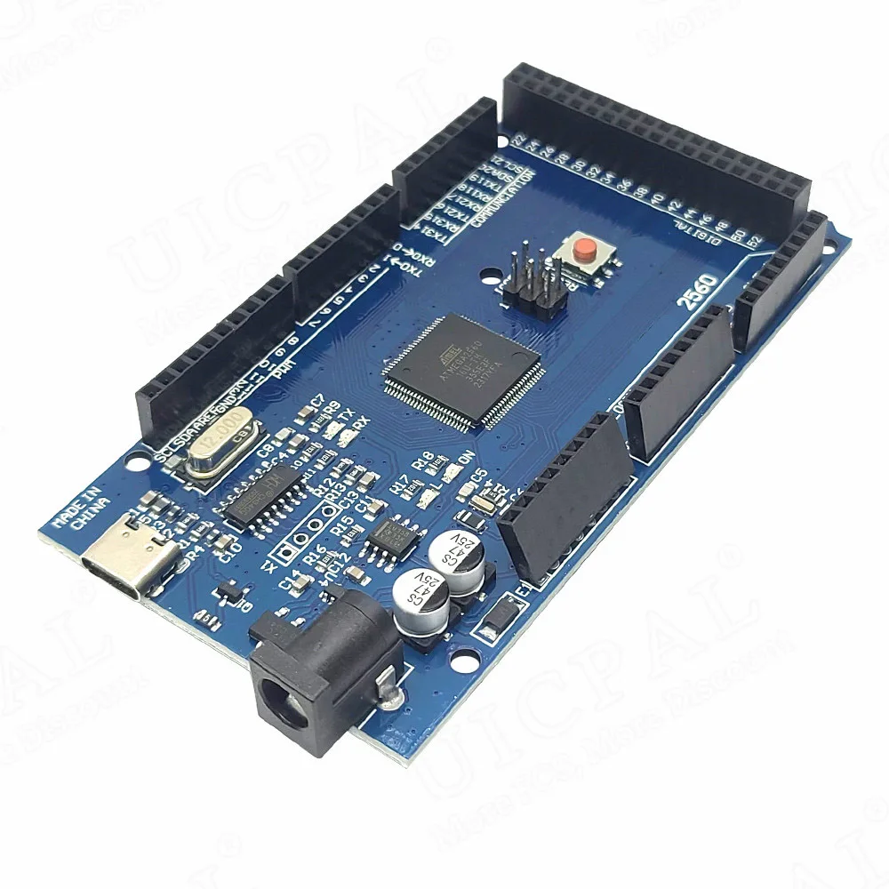 لوحة تطوير MEGA2560 R3 MCU مع كابل CH340G ATMEGA2560-16AU لوحدة Arduino نسخة محسنة