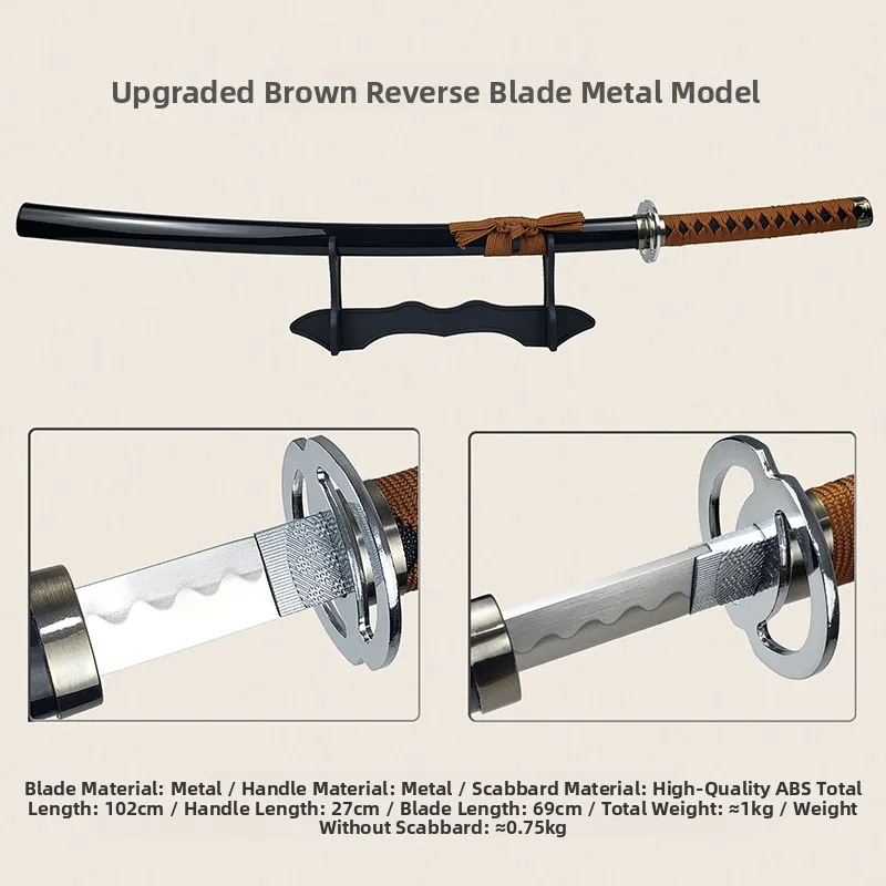 Unsharpened Reverse Blade Sword Film Version Cosplay Prop for Anime Fans Wandering Earth Sword Heart Black Reverse Blade Mart...