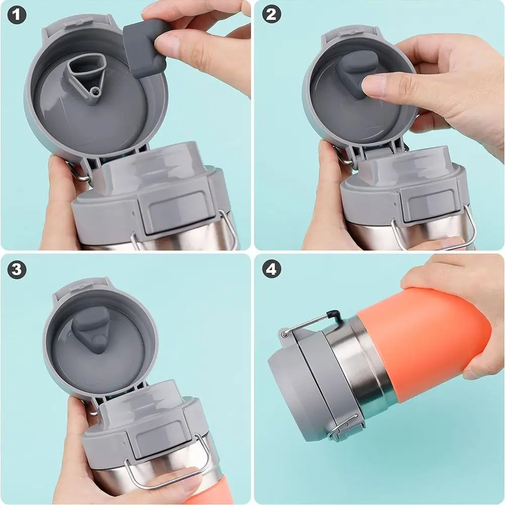 Prevent Leaks Water Bottle Gasket Durable BPA Free Bottle Sealing Ring Heat Resistant Silicone Cup Stopper for Quick FLIP GO