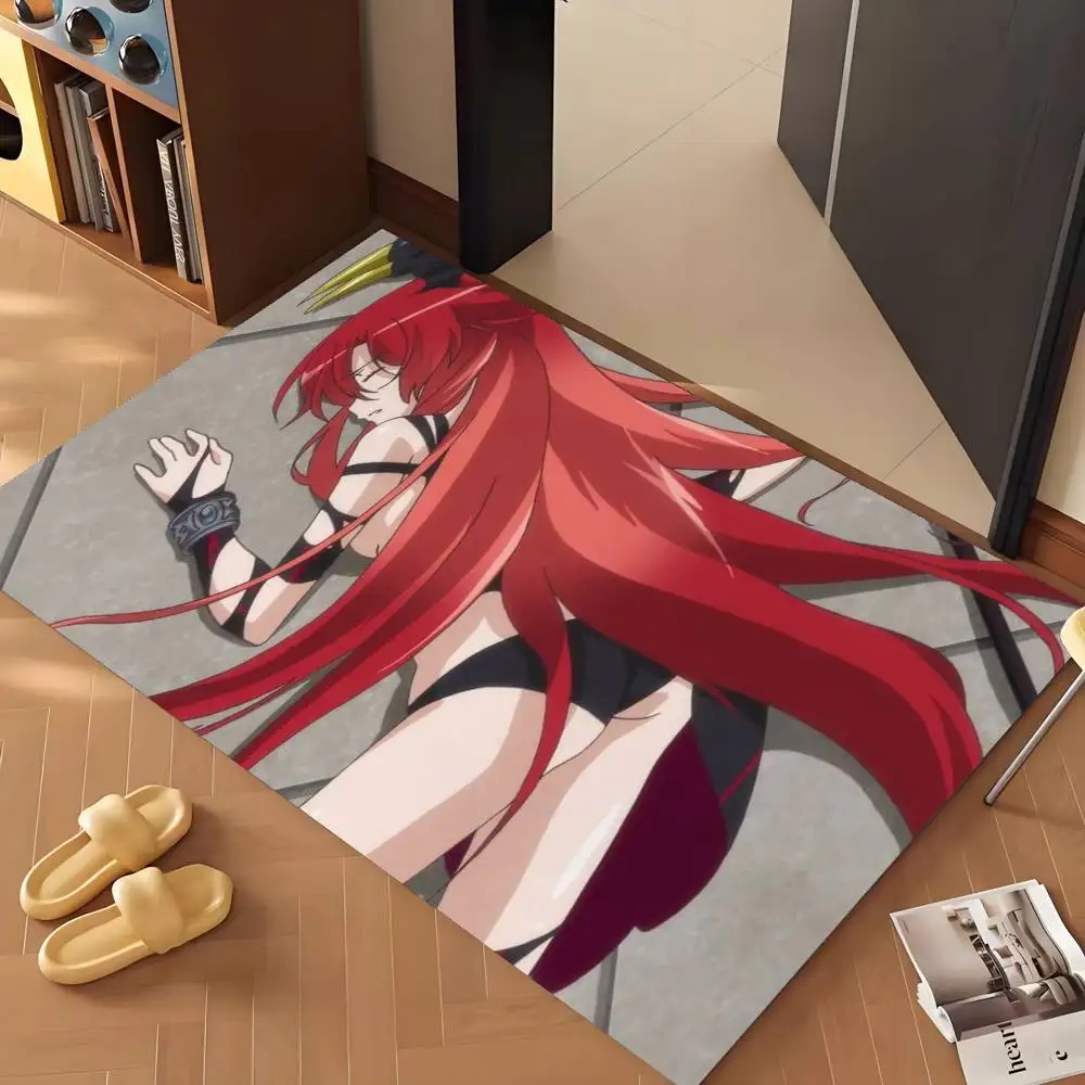 رياس جريموري المدرسة الثانوية Dxd الكلمة حصيرة مطبوعة كبيرة السجاد غرفة وغرفة النوم السجاد الحمام المضادة للانزلاق باب الحصير السجاد الصغير #2