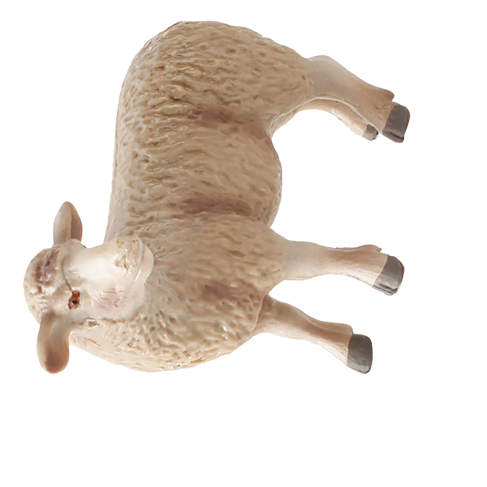 

1 шт. Имитация овечки: реалистичная фигурка животного для дома, офиса, комнаты. Креативное украшение в виде овечки, реквизит для фотосессий, подарок.