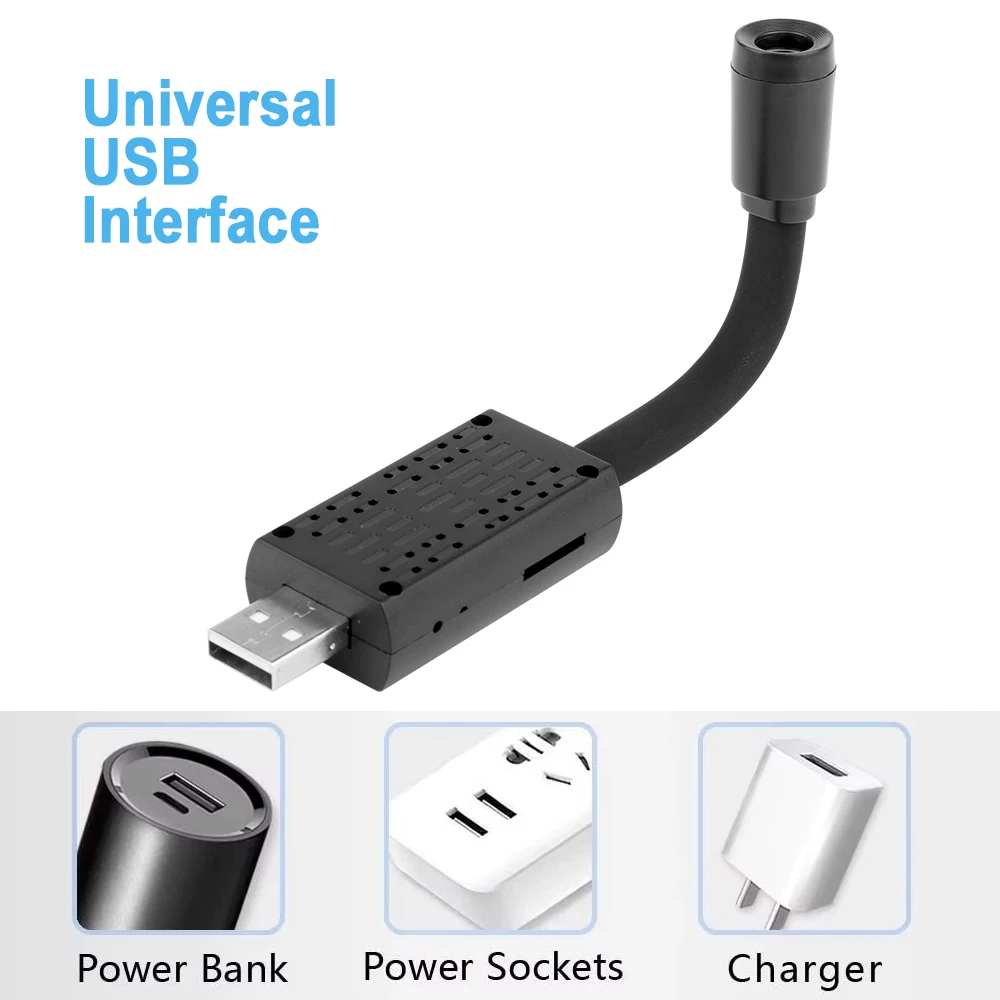 Mini Camera 1080P HD USB Wireless Camera 120° Wide Angle Motion Detection Surveillance Micro Camera Supports Remote Monitoring