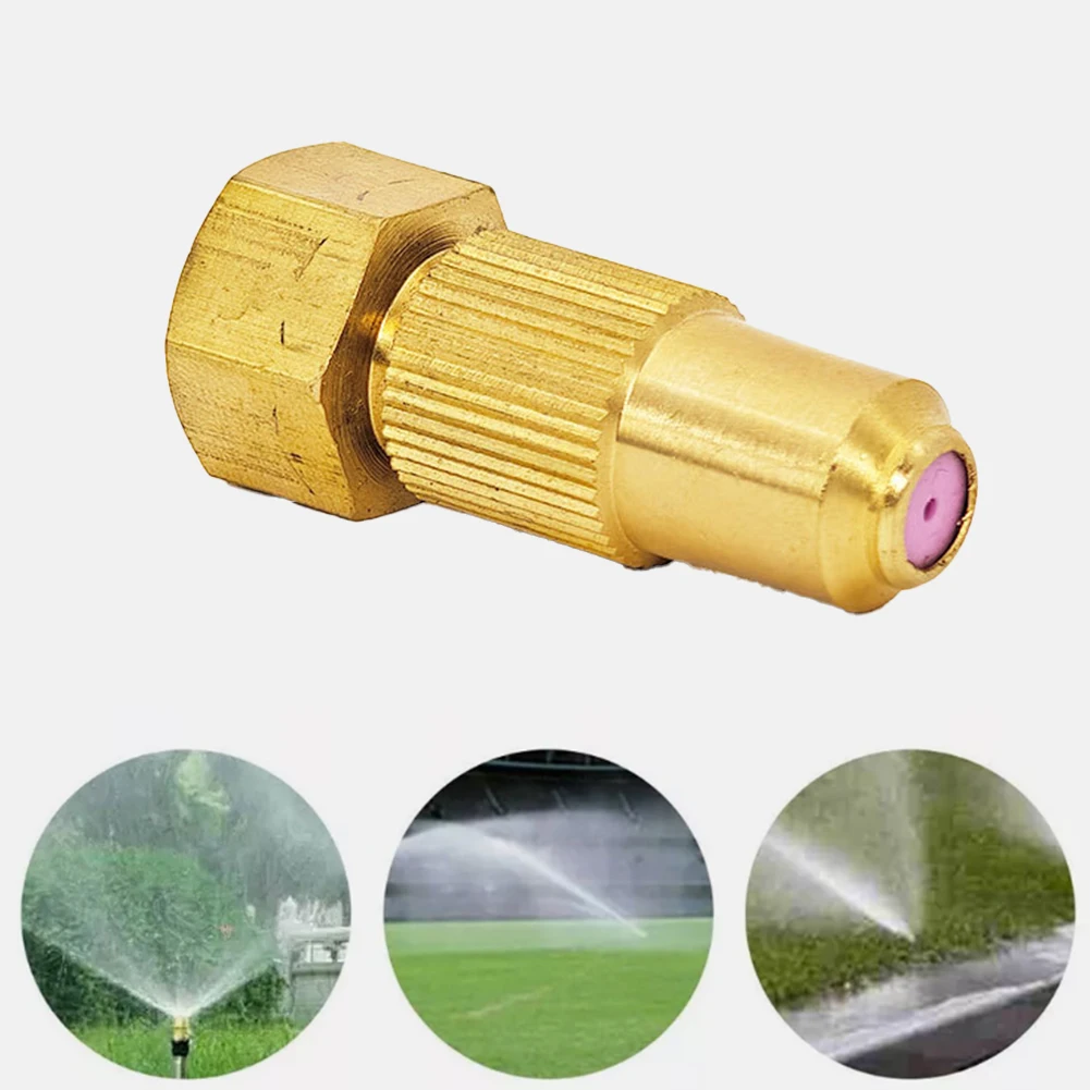 Agricultural Spray Nozzle High Pressure Spray Nozzle Adjustable Copper Pottery Nozzle Sprayer Garden Watering Irrigation System