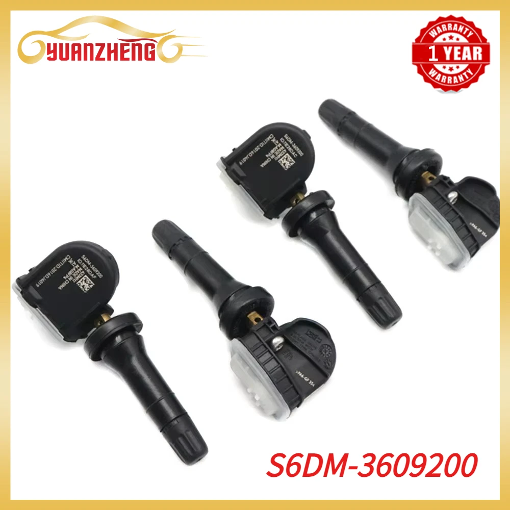 Car TPMS Tire Pressure Monitor Sensor 433MHz For BYD E5 E6 F3 Qin Song Tang Yuan Qin Song DM/EV/MAX/Pro S6DM-3609200 S6DM3609200