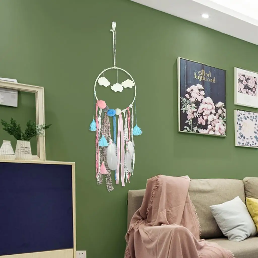 Multicolor Dream Catcher Net Pendant Wall Decoration Craft Handmade Craftsmanship