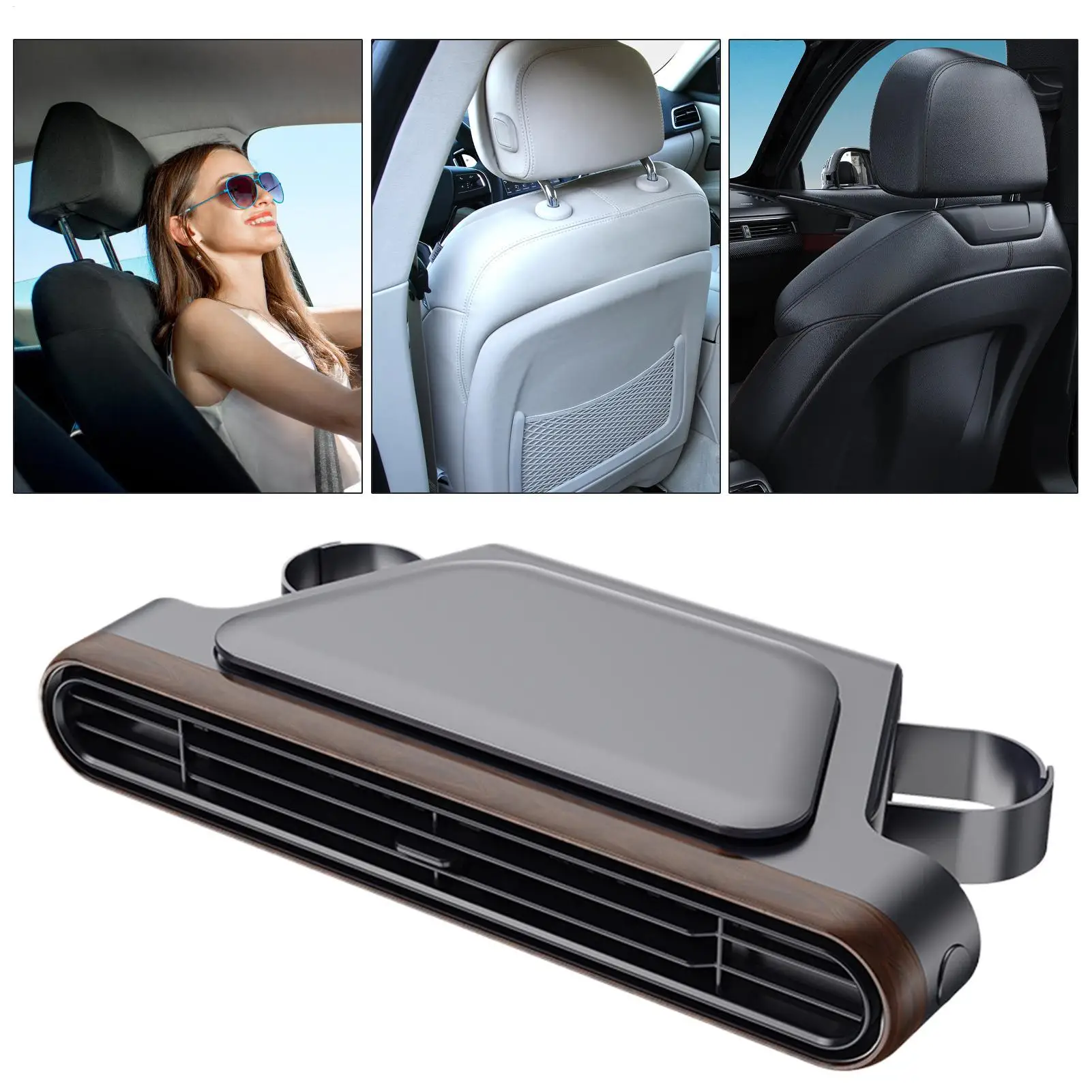 Car Fan Summer Quiet Scent Diffuser Portable Backseat Fan For Commuting Travel Family Outings Summer Men Women Kids Seniors