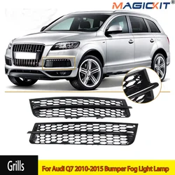 For Audi Q7 Standard Pair Front Lower Fog Light Honeycomb Grille Mesh 2010-2015