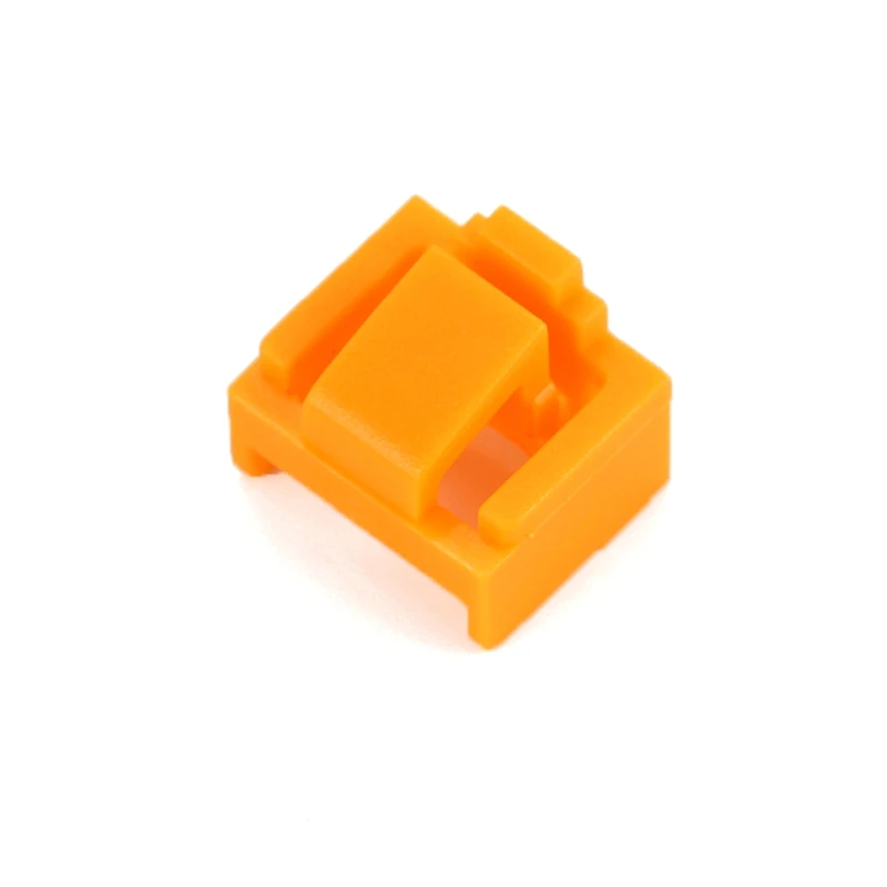 500Pcs Orange RJ45 Port Ethernet LAN Hub Anti Dust Cover Plug Cap Blockout Protector With Proprietary Lock And Key